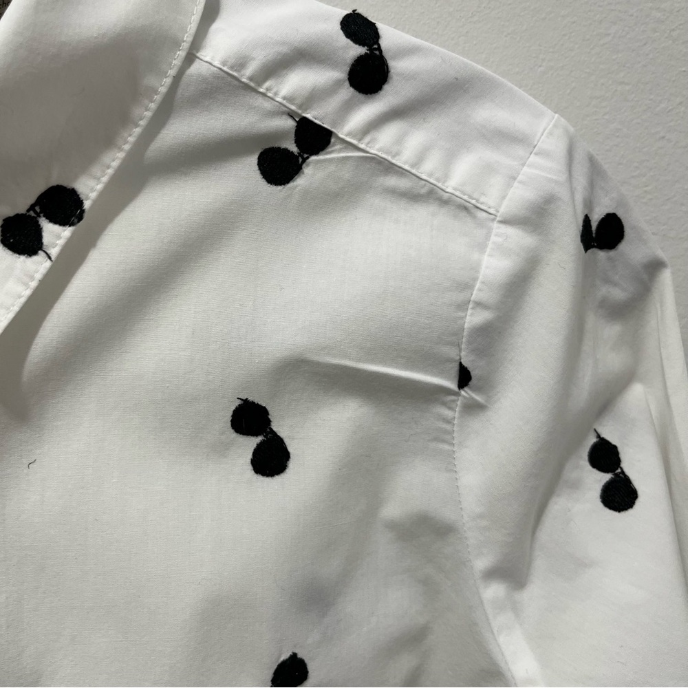 KARL LAGERFELD PARIS Sunglasses
Embroidered Cotton Button-Down Shirt - Picture 6 of 13